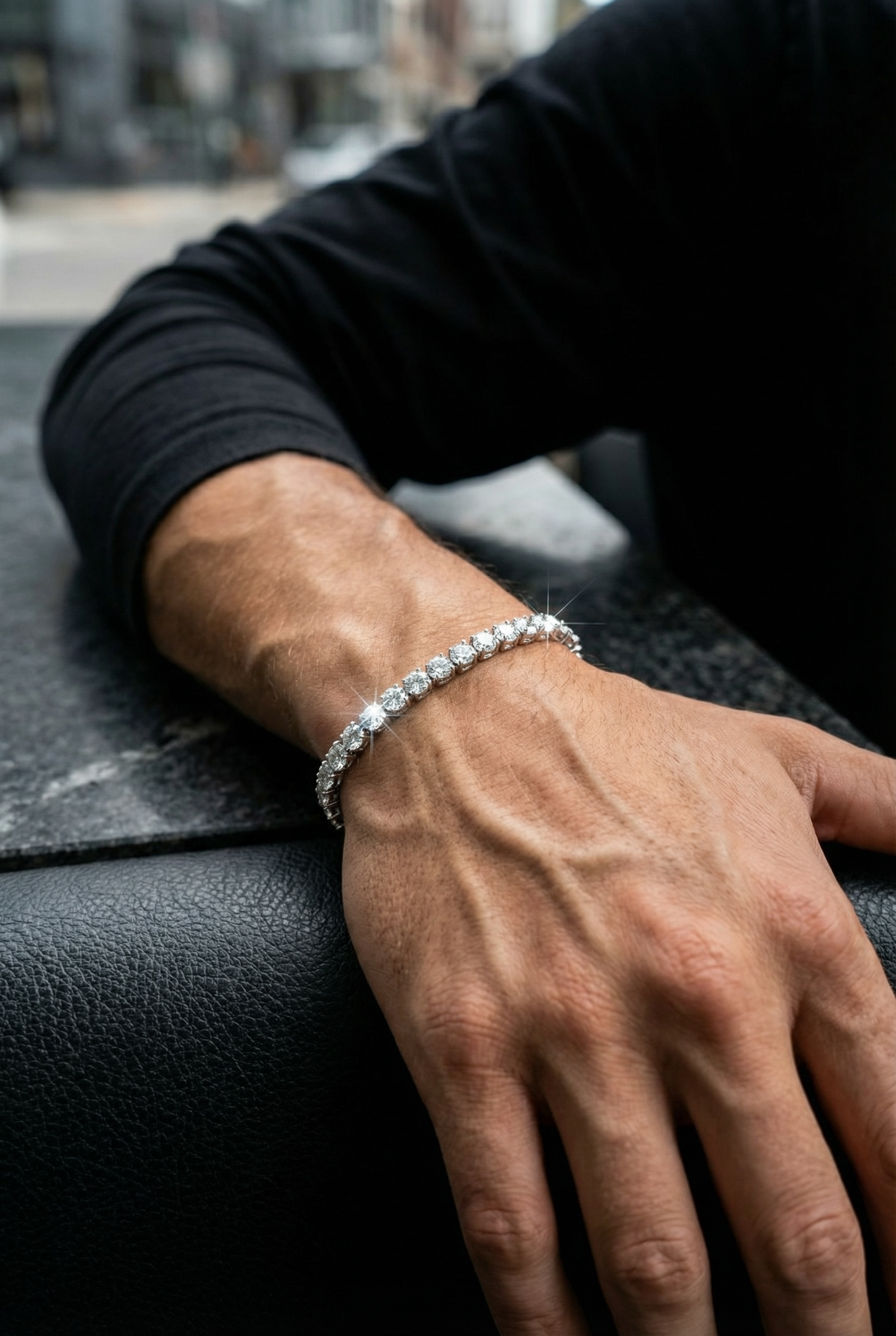 Iced Out Tennis Bracelet